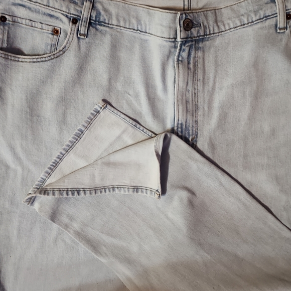 NWT MENS ABERCROMBIE AND FITCH  CURVE LOVE STONE WASHED 36/22 JEAN SLIM STRAIGHT - Picture 3 of 4